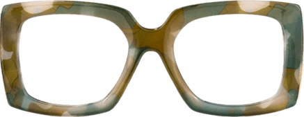 Borislav - Rectangle Olive Eyeglasses