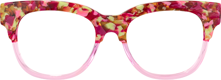 Chasel - Square Pink Eyeglasses