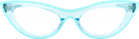 Maureen - Cat Eye Light/Blue Eyeglasses