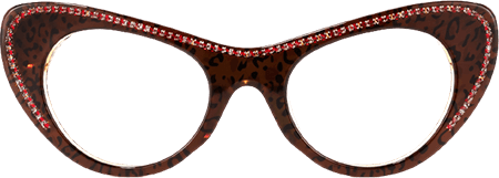 Toni - Cat Eye Leopard Eyeglasses