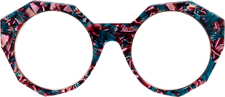 Odara - Geometric Floral Eyeglasses