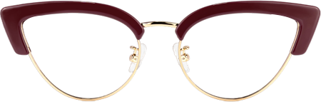 Faith - Cat Eye Wine/Red Eyeglasses