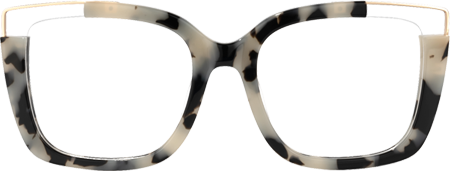 Angelia - Square Light/Tortoise Eyeglasses