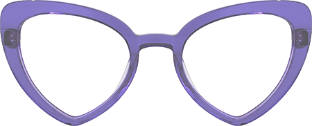 Morris - Geometric Purple Eyeglasses