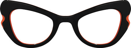 Charette - Cat Eye Black Eyeglasses