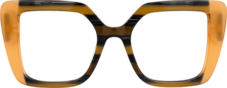 Giuseppina - Square Medium/Yellow Eyeglasses