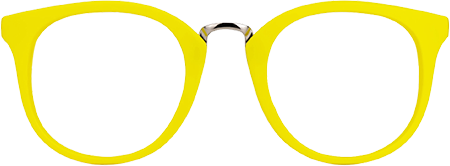 Mayela - Round Yellow Eyeglasses