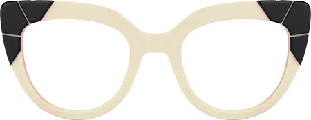 Cummings - Cat Eye White Eyeglasses