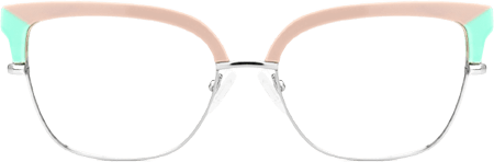 Tanai - Browline Pink Eyeglasses