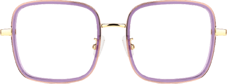 Jace - Square Purple Eyeglasses