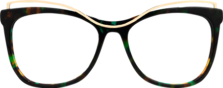 Renata - Square Floral Eyeglasses