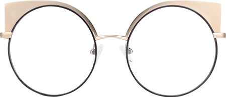 Contreras - Cat Eye Gold Eyeglasses