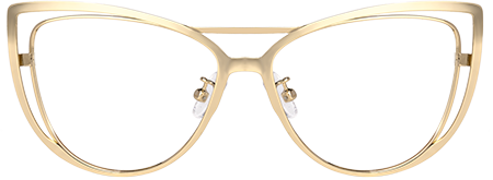 Roselyn - Cat Eye Gold Eyeglasses