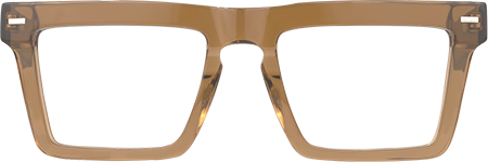 Kenty - Rectangle Brown Eyeglasses