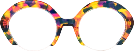 Thompson - Round Multicolor Eyeglasses