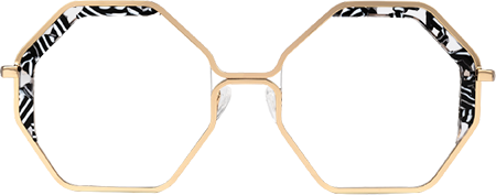 Scotto - Geometric Pattern Eyeglasses