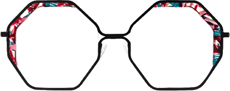 Scotto - Geometric Floral Eyeglasses