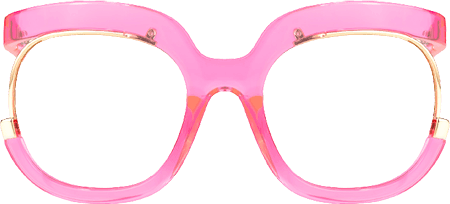 Fredia - Square Bright/Pink Eyeglasses