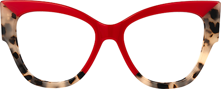 Tovar - Square Red Eyeglasses