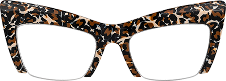 Garza - Cat Eye Leopard Eyeglasses