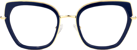 Lobato - Square Blue Eyeglasses