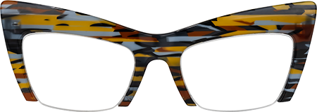 Garza - Cat Eye Pattern Eyeglasses