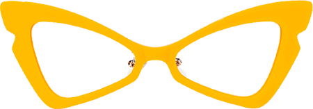 Immy - Geometric Yellow Eyeglasses