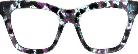 Bonilla - Square Floral Eyeglasses