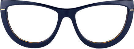 Rhea - Butterfly Dark/Blue Eyeglasses