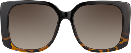 Ginette - Square Tortoise Sunglasses